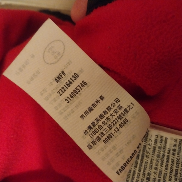 Abercrombie & Fitch Weather Warrior Winter Coat Size Youth XL  black / red - Picture 5 of 14